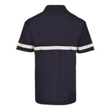 Polo Yaka Kısa Kol Reflektörlü Biyeli Tişört