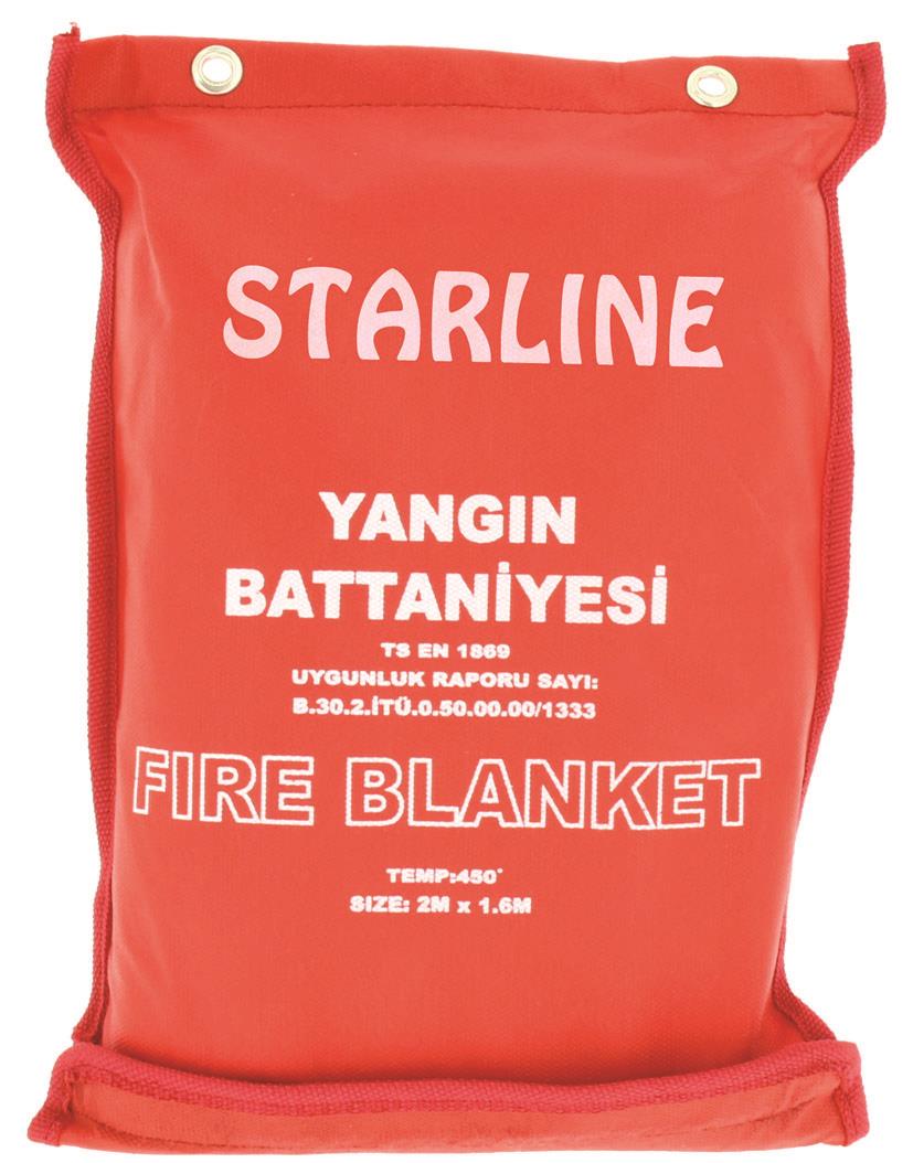 Starline B1000 Büyük Boy 150x100 cm Yangın Battaniyesi