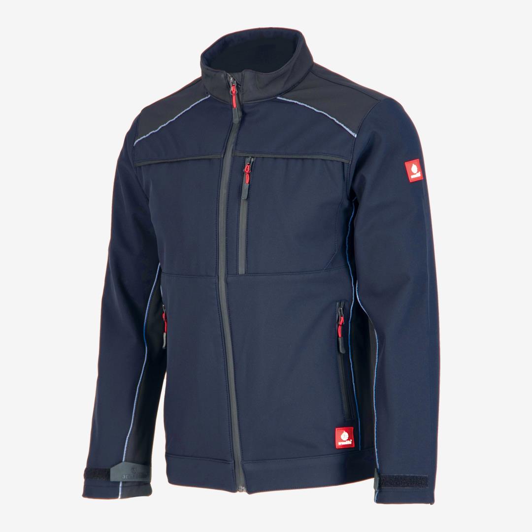 Su ve Rüzgar Geçirmez Softshell Mont Reflektif biye Çok Cepli Outdoor İş İnşaat Endüstri Fabrika