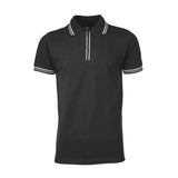 Fermuarlı Polo Neck Yaka Tişört Klasik ve Şık Görünüm İş ve Günlük Polo T-Shirt