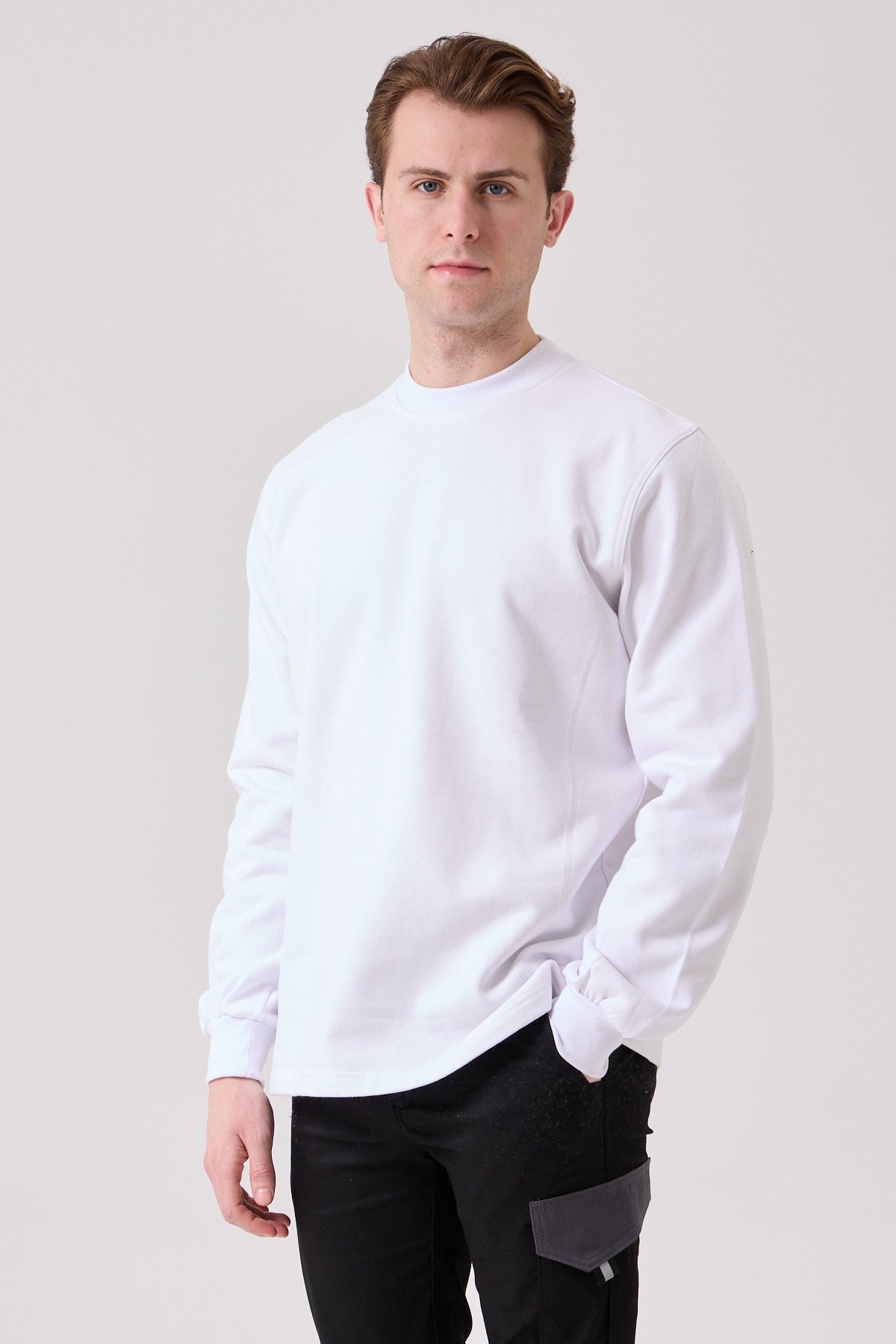 Galanthus Basic O Yaka Sweatshirt