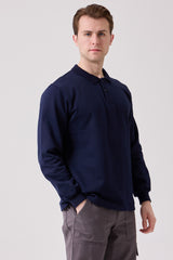 Galanthus Polo Yaka Sweatshirt