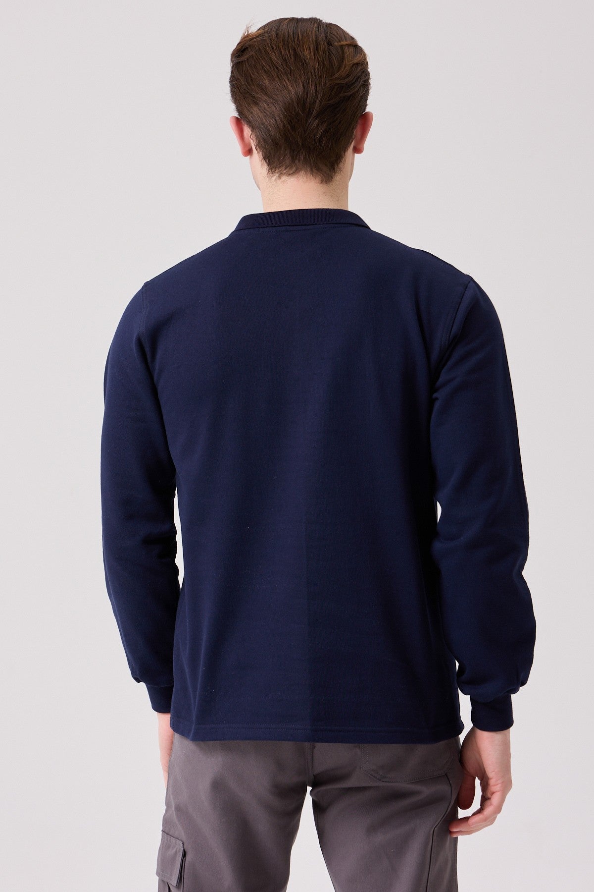 Galanthus Polo Yaka Sweatshirt