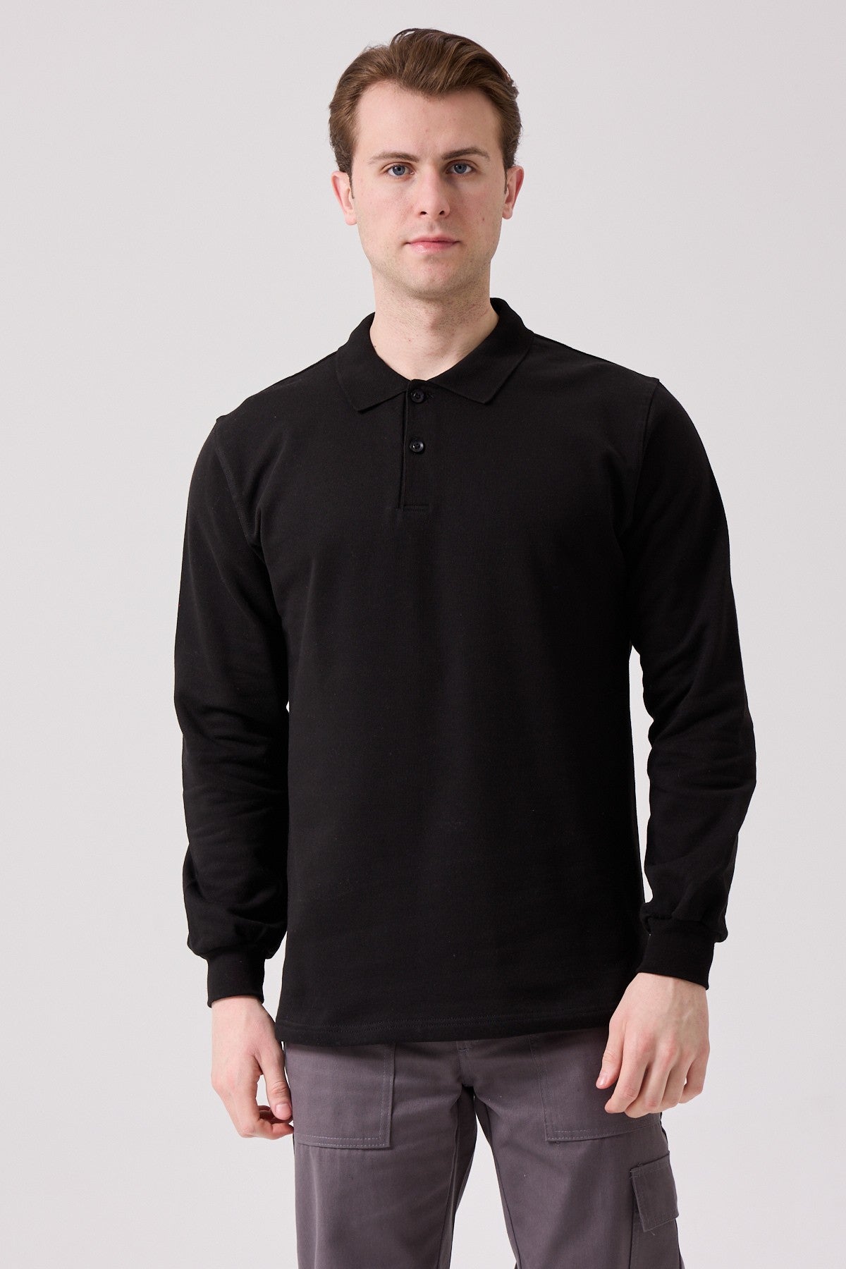 Galanthus Polo Yaka Sweatshirt