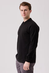 Galanthus Polo Yaka Sweatshirt