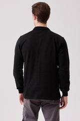 Galanthus Polo Yaka Sweatshirt