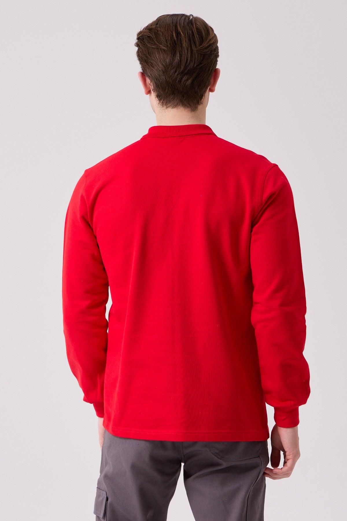 Galanthus Polo Yaka Sweatshirt