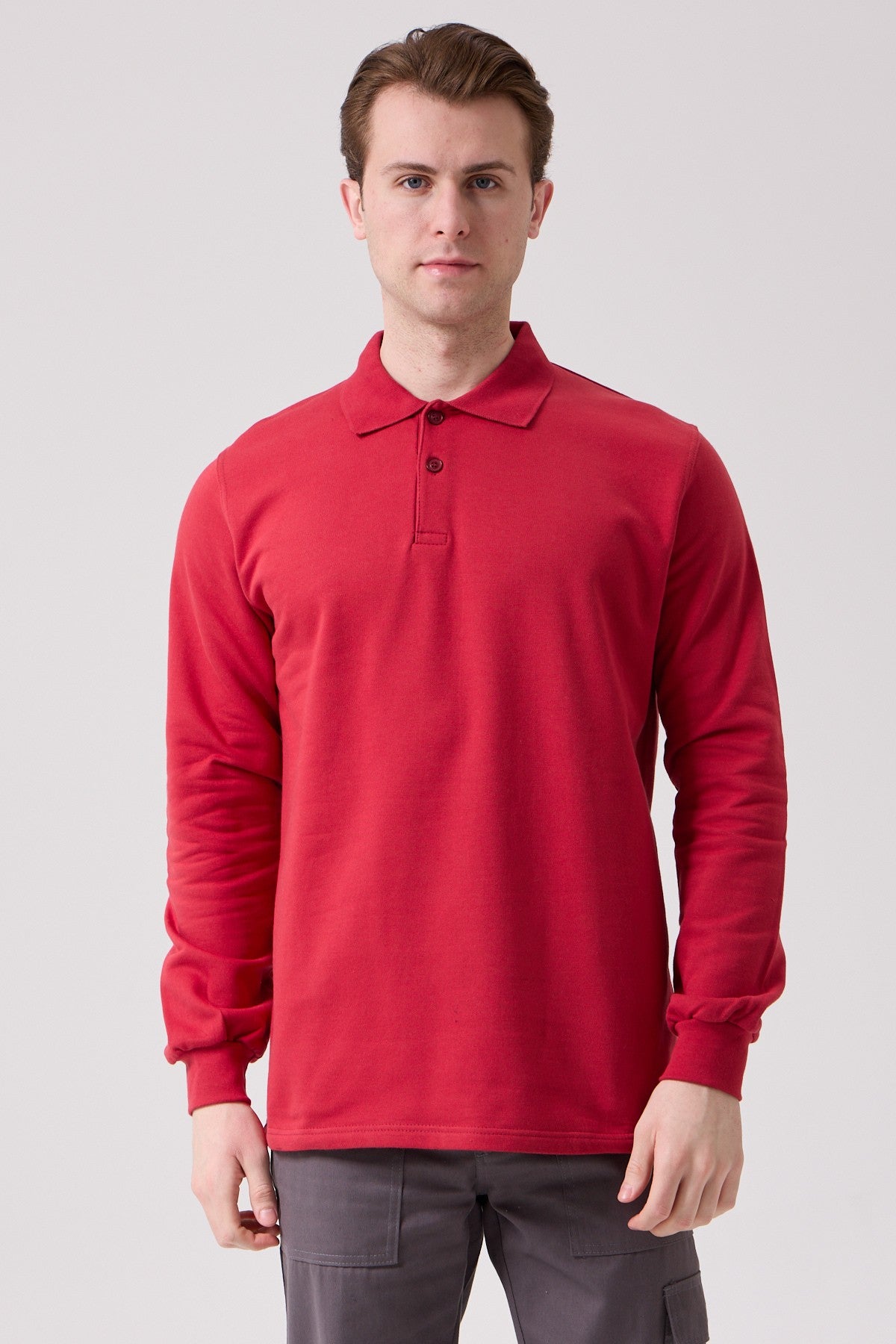 Galanthus Polo Yaka Sweatshirt