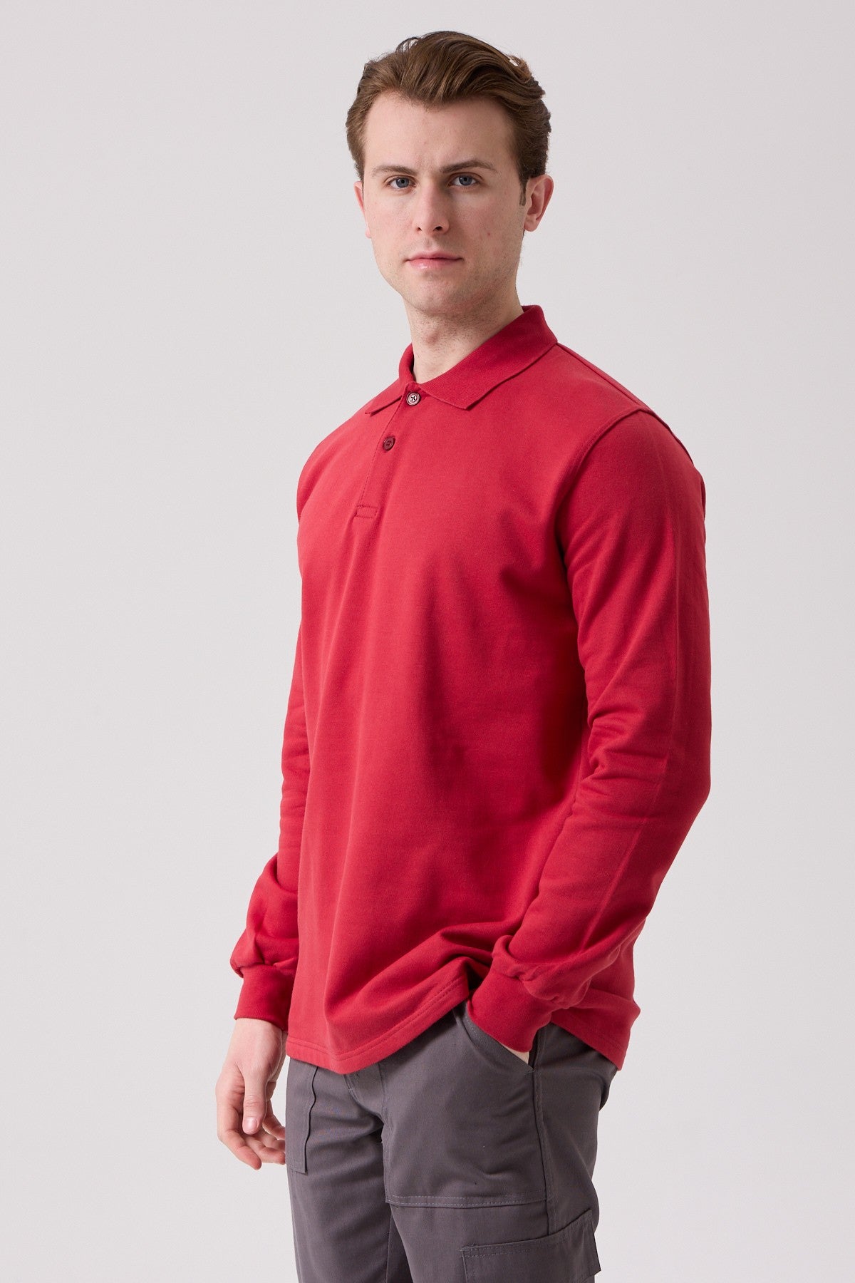 Galanthus Polo Yaka Sweatshirt