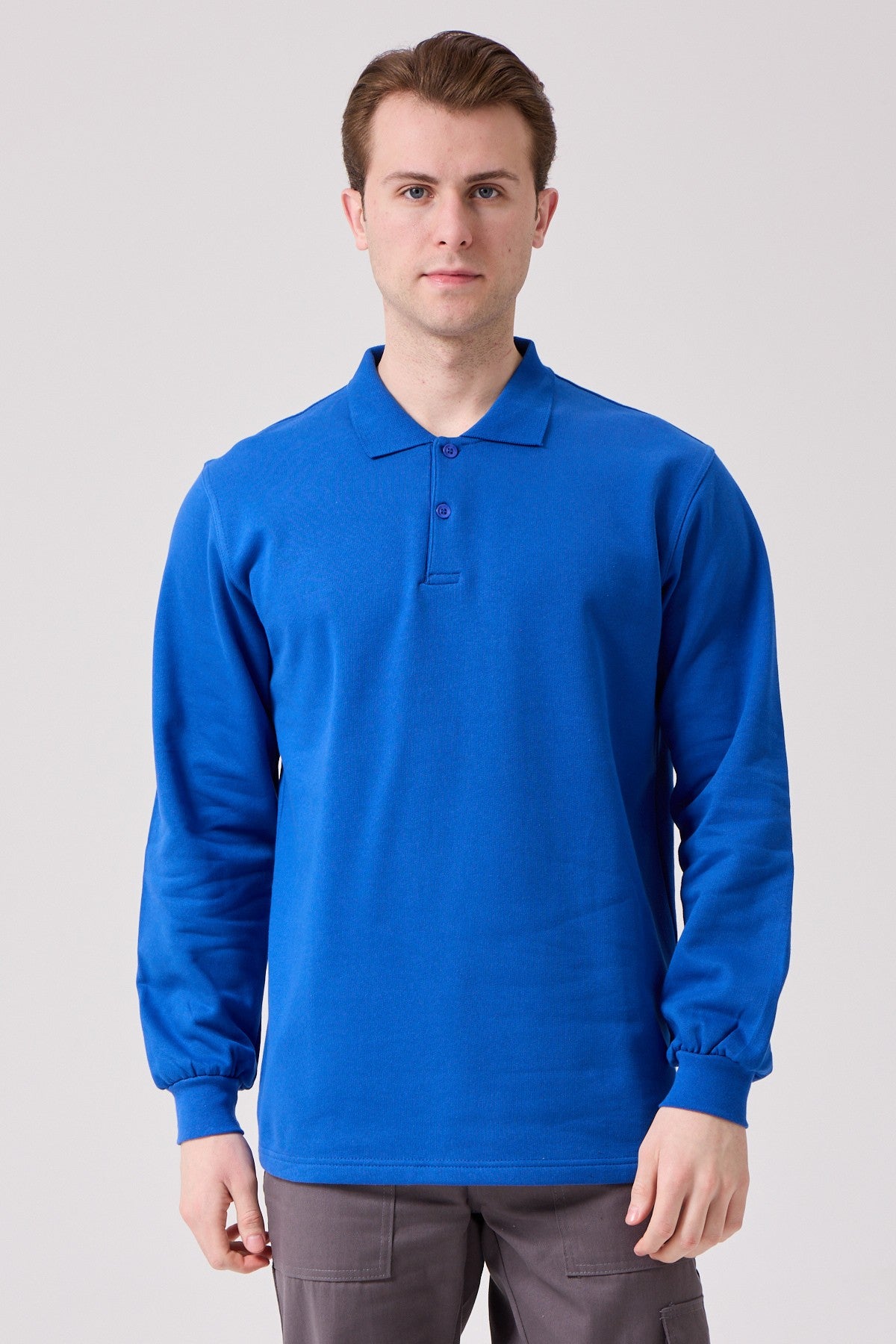 Galanthus Polo Yaka Sweatshirt