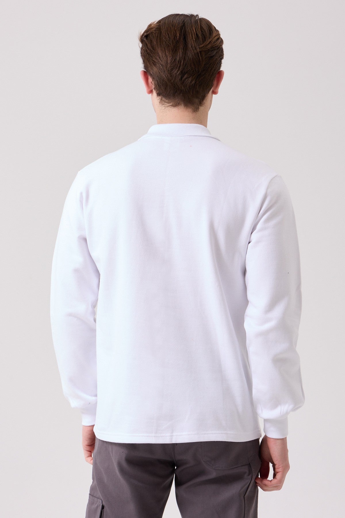 Galanthus Polo Yaka Sweatshirt