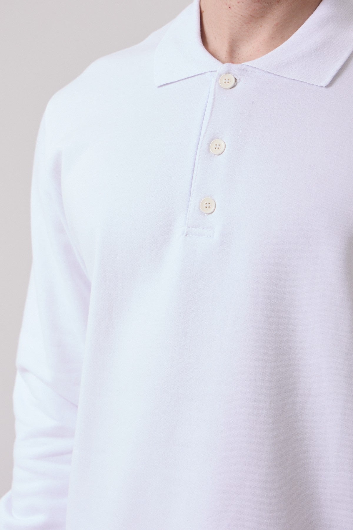 Galanthus Polo Yaka Sweatshirt