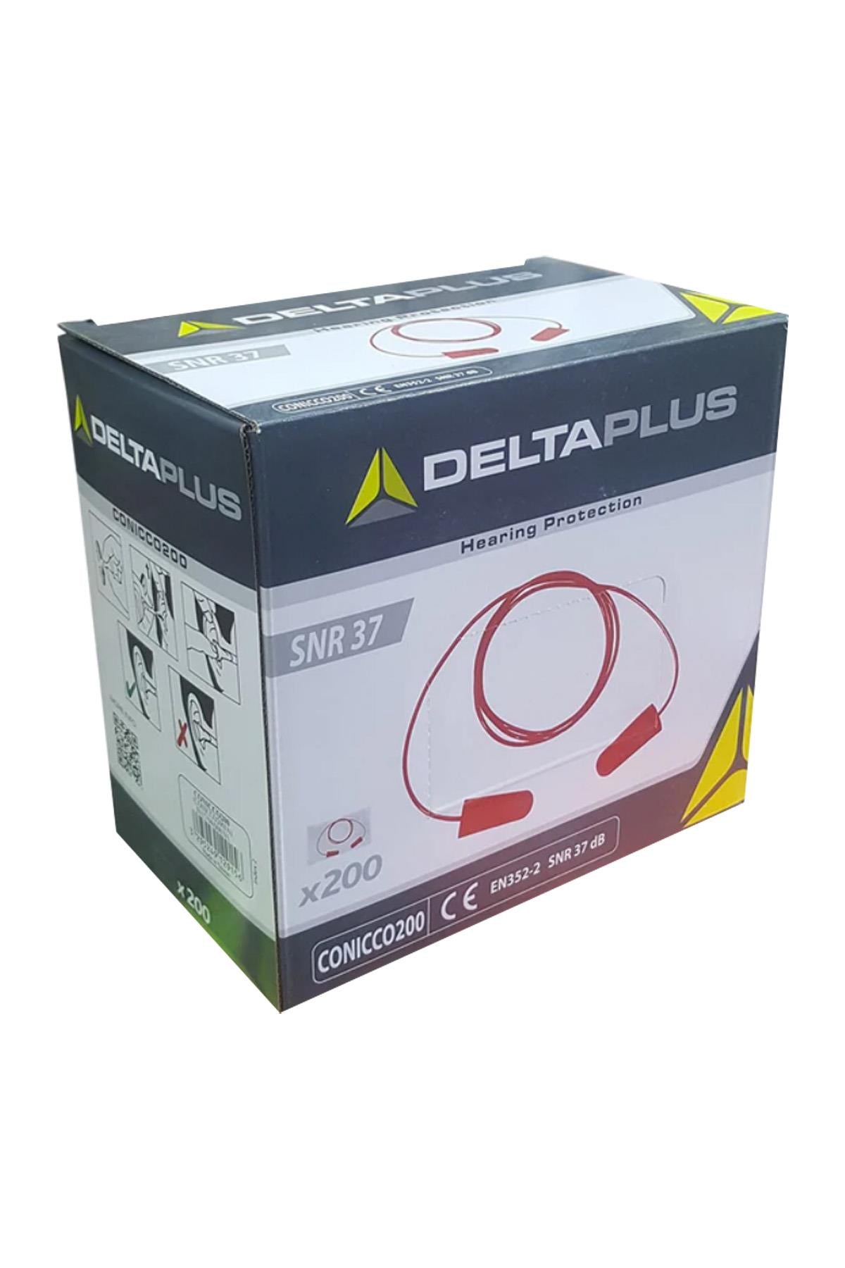 Delta Plus Conicco Plastik İpli Kulak Tıkacı